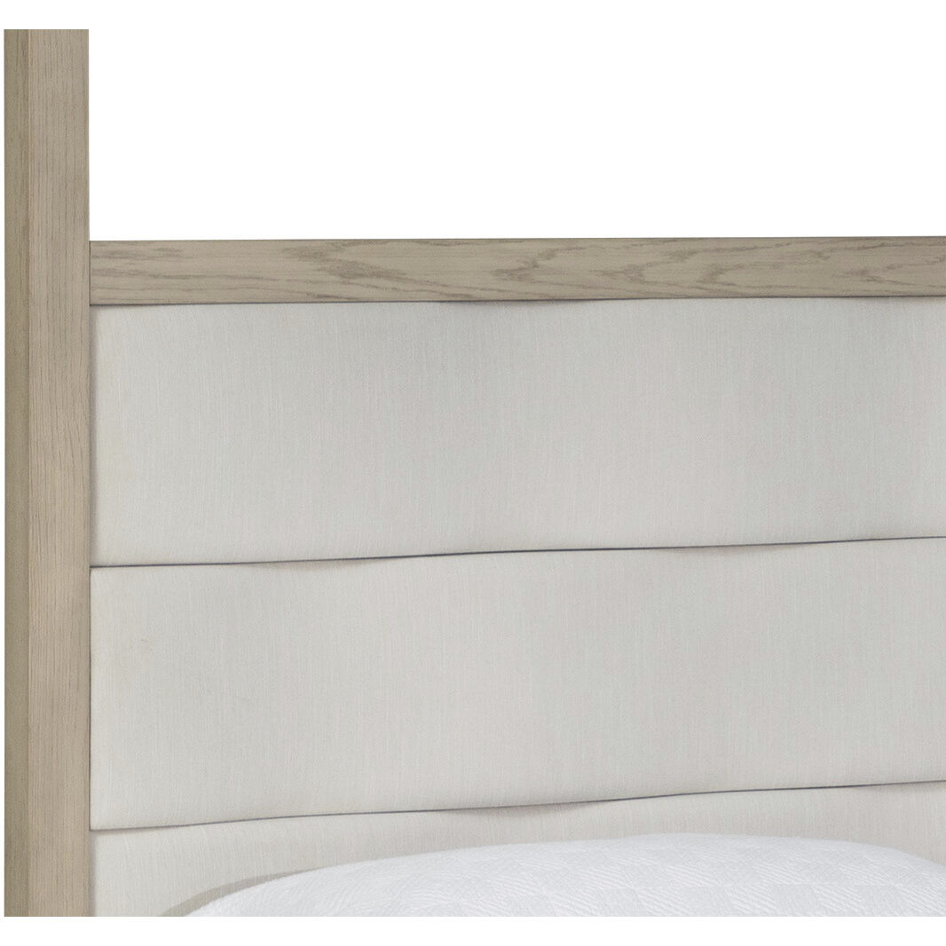 Hoyos Topaz Beige Canopy Bed, King